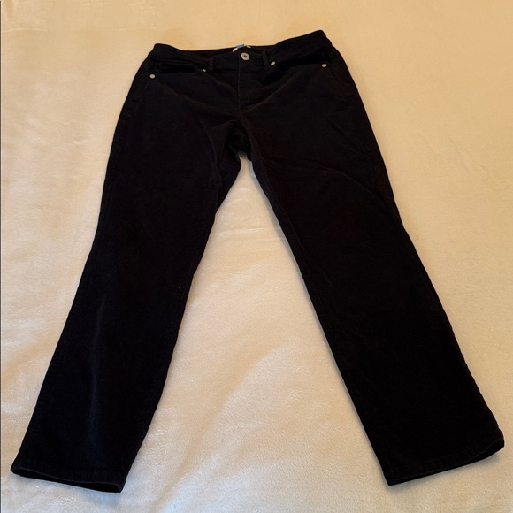 J. Jill Black High Rise Corduroy Jeans - Picture 3 of 3